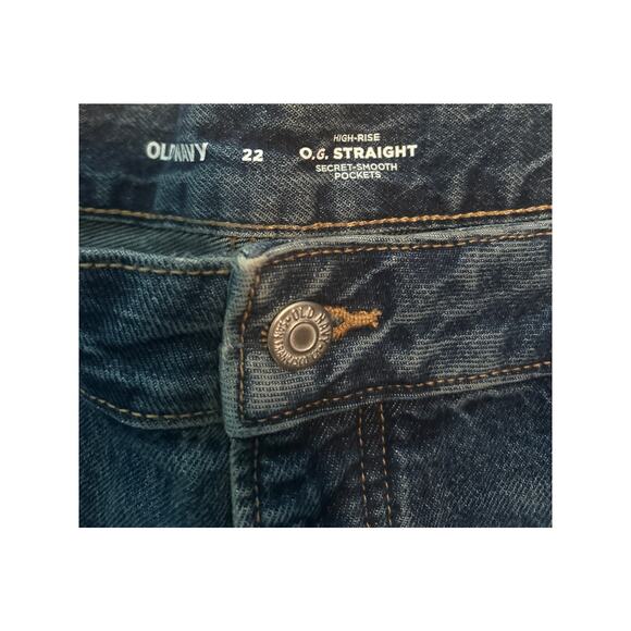 NWT Old Navy Plus Size Women's Denim Shorts OG Straight High Rise Size 22 - Picture 4 of 5